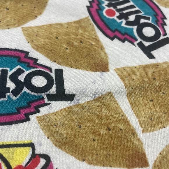🦞3/$30🦞 Frito Lay | Y2k 2002 Tostitos “Dig In. Kick Back.” Chips Lounge Pants - Picture 8 of 9